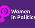 The logo of the feminist strike next to the text 